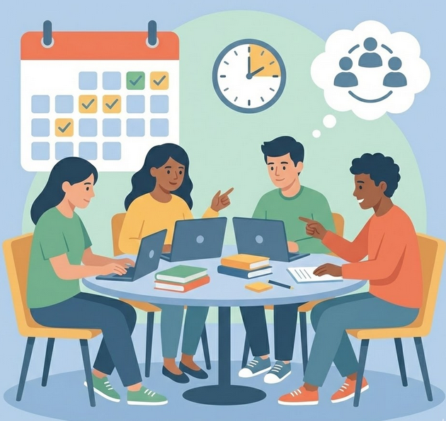 Groupe d'étudiants